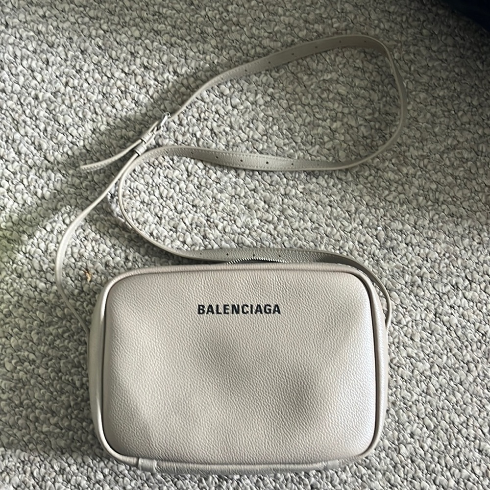 Balenciaga Tan Cross Body Bag